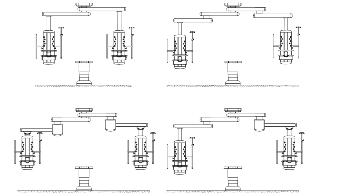 Конфигурация плеч консоли