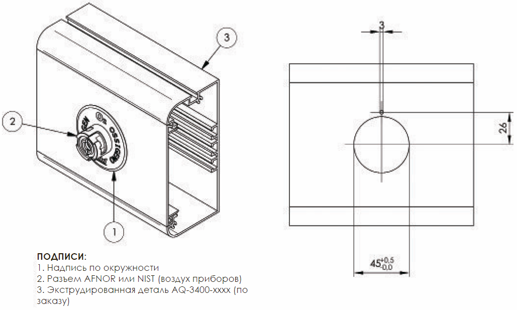 Установка на стену в технический блок